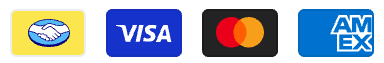 Aceptamos MercadoPago, Visa, Mastercard y American Express